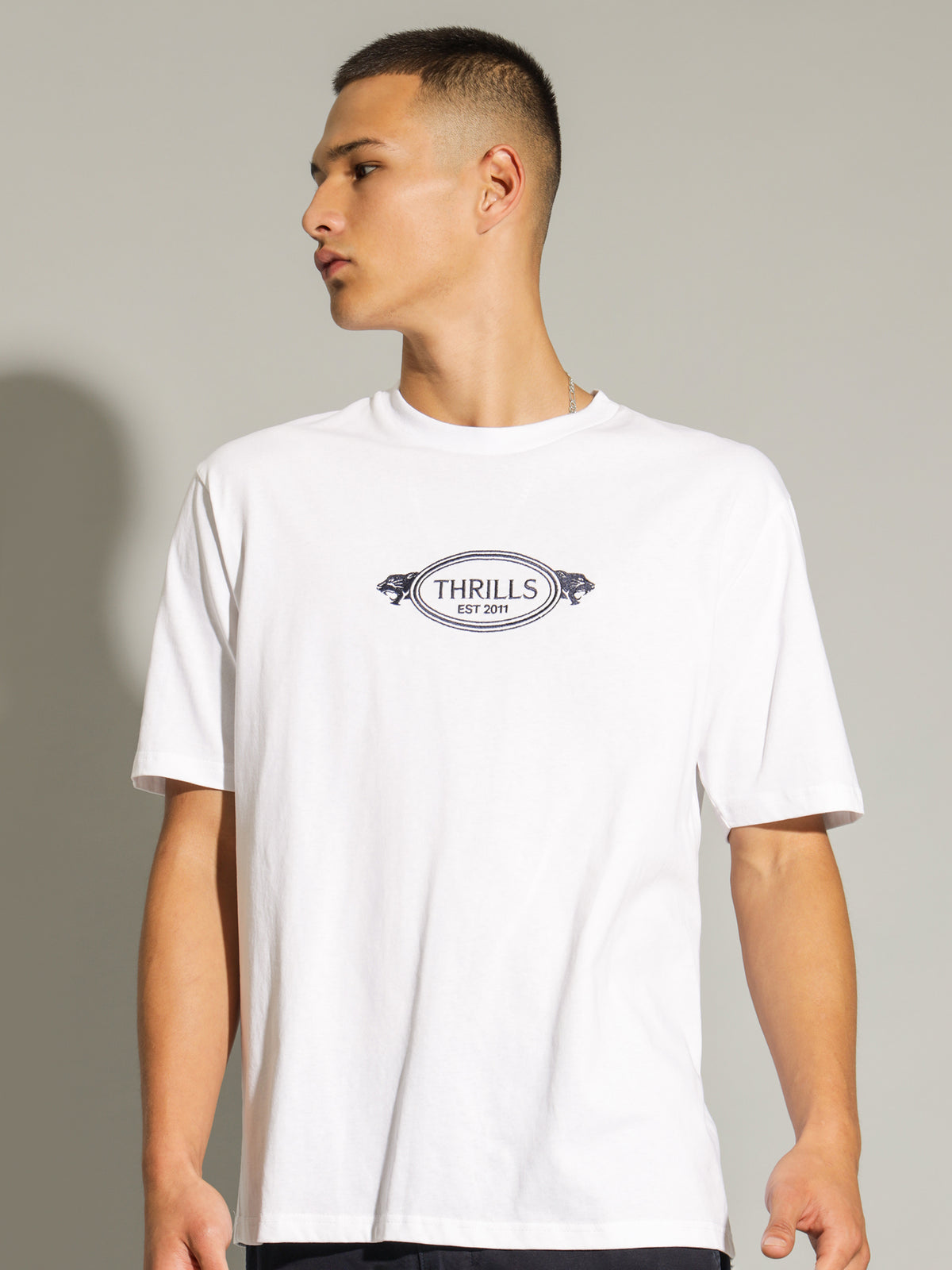 Thrills From The Squeeze T-Shirt in White | White