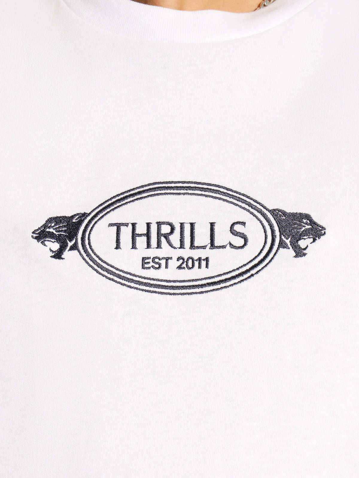 Thrills From The Squeeze T-Shirt in White | White