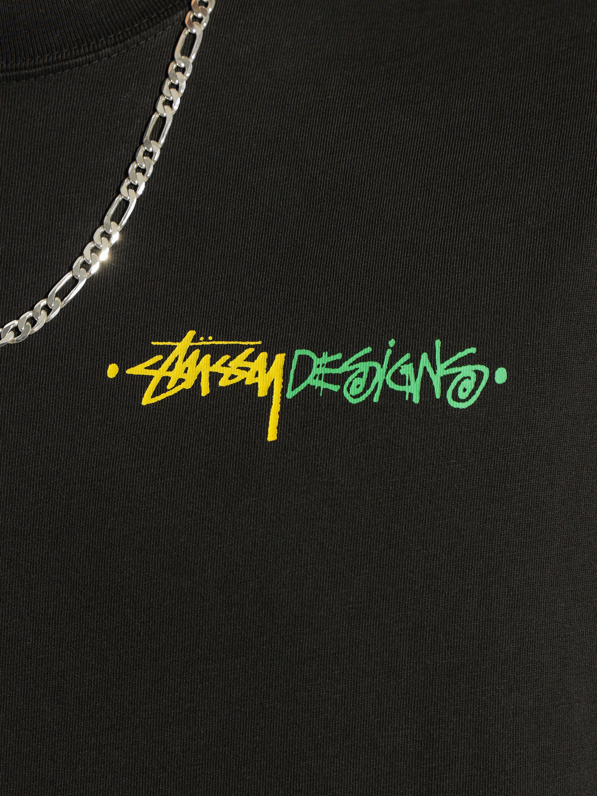 Stussy Positive Vibrations T-Shirt in Pigment Black | Black