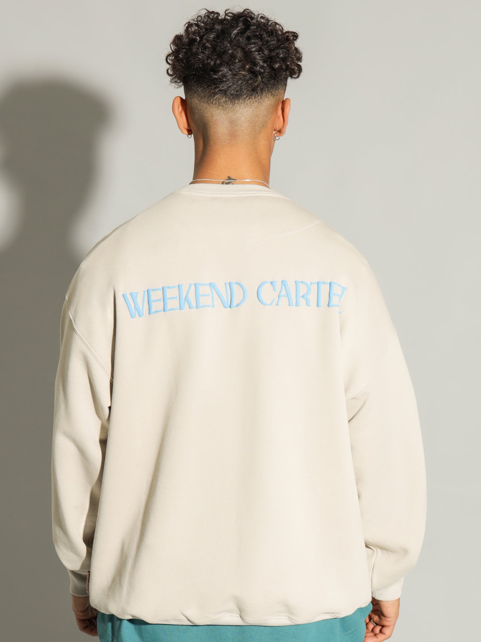 Weekend cartel Cartel Logo Sweat in Putty Grey Putty | Glue Store