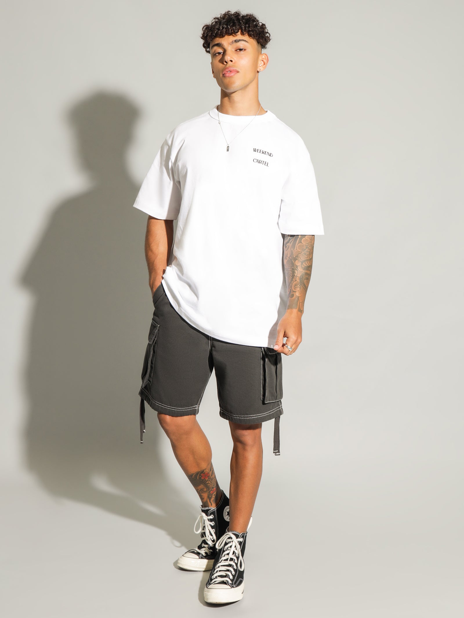 Syndicate Cargo Shorts in Obsidian