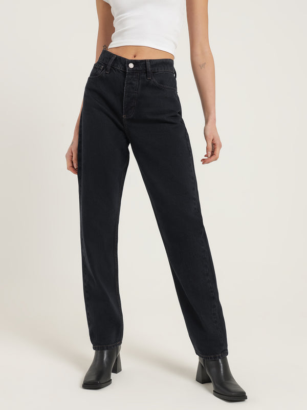 Agnes Jeans in Suspicious Black - Glue Store