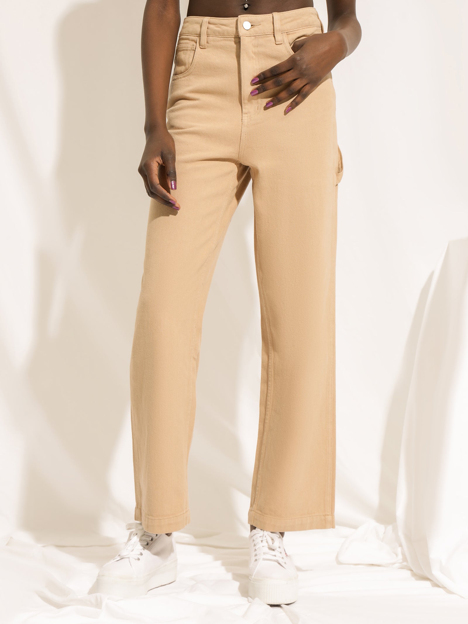 Noa Carpenter Pants in Biscuit