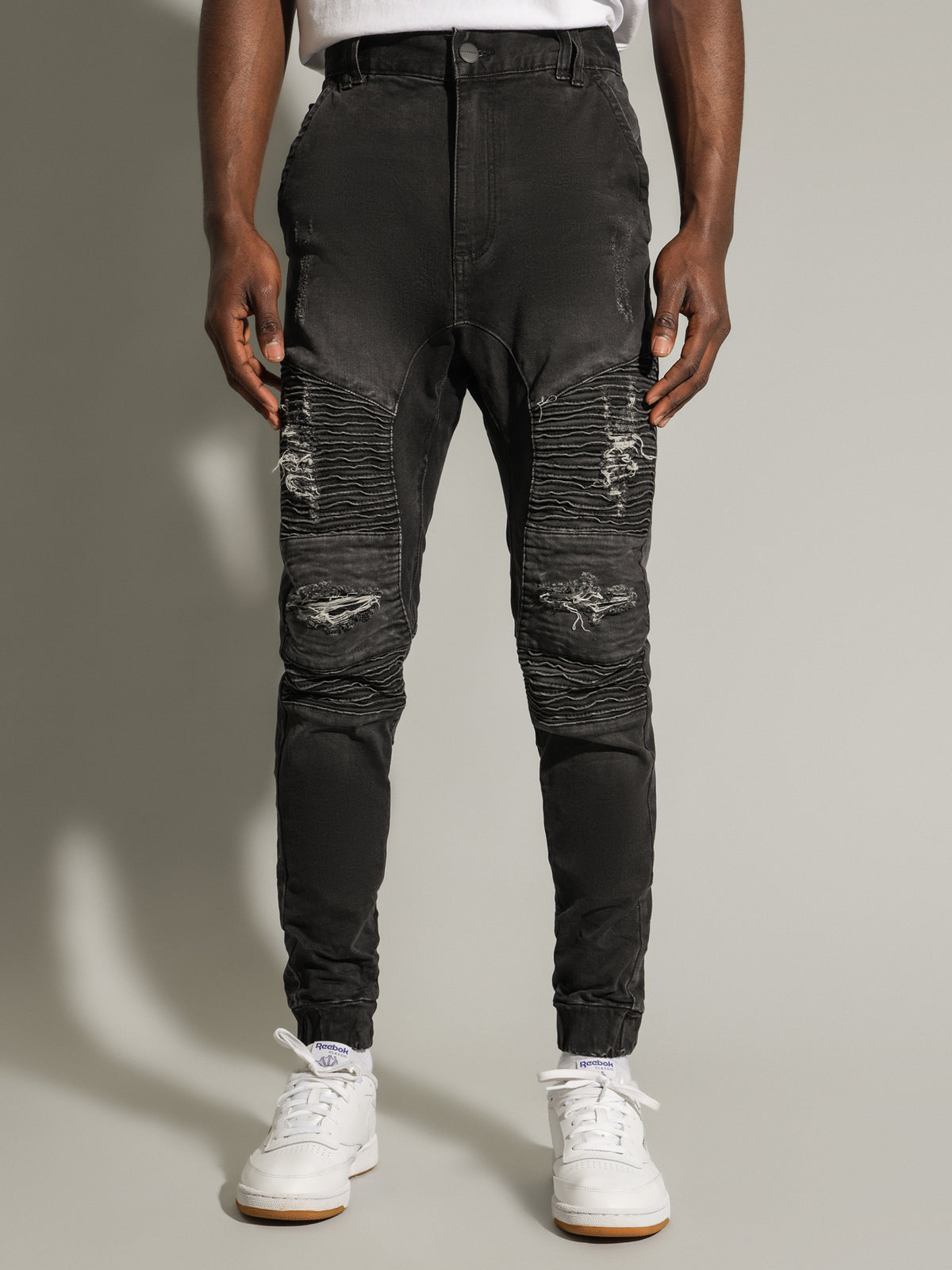 Nena And Pasadena Hellcat Pants in Washed Black | Washed Black