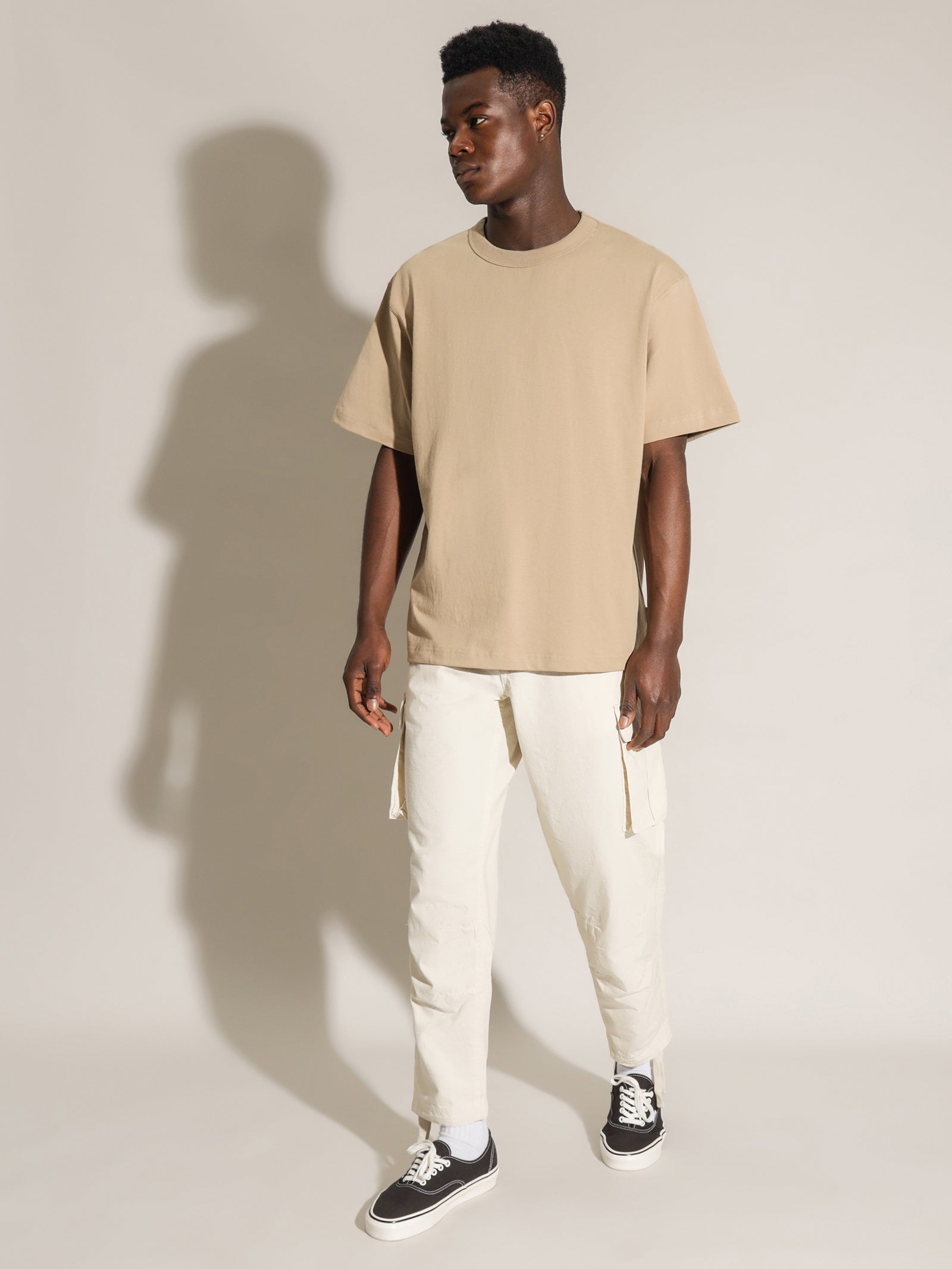 Wyatt Cargo Pants in Chalk