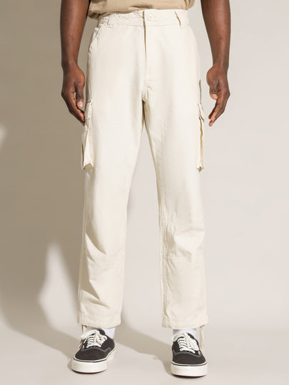 Wyatt Cargo Pants in Chalk