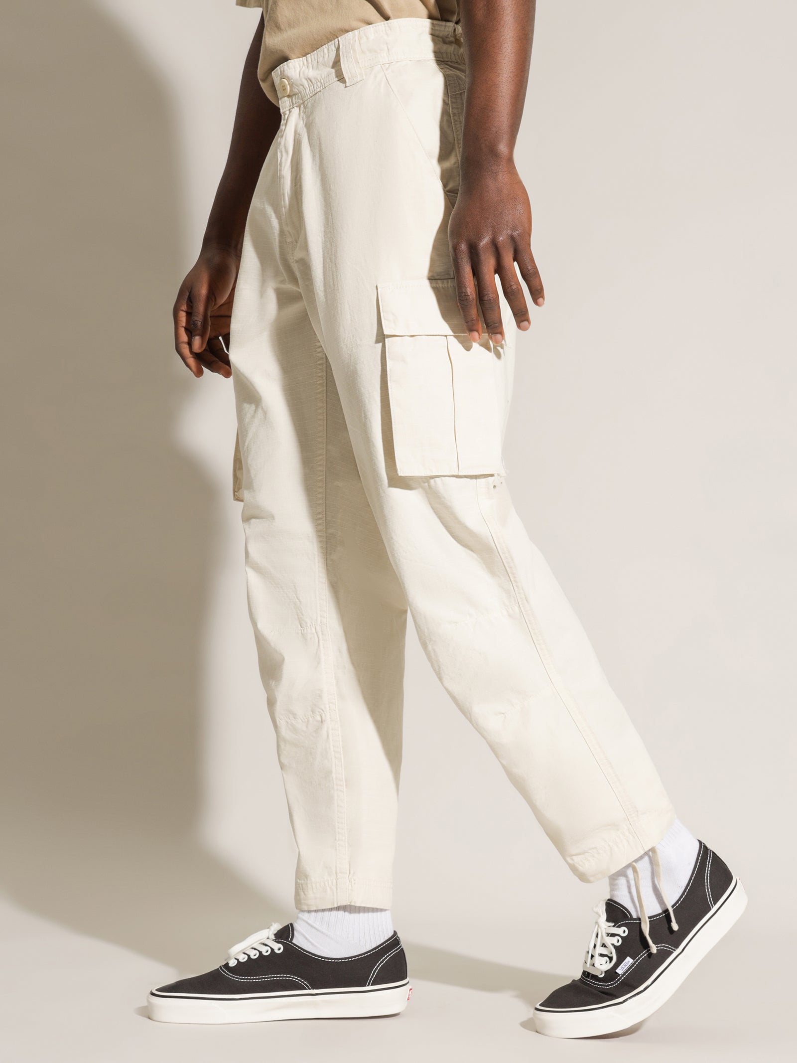 Wyatt Cargo Pants in Chalk