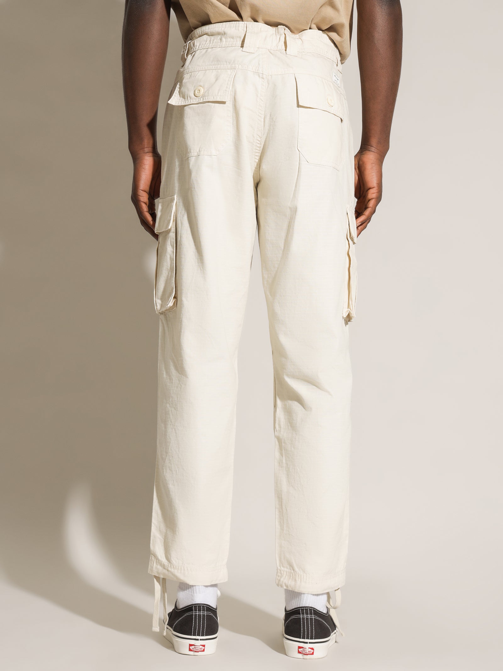 Wyatt Cargo Pants in Chalk