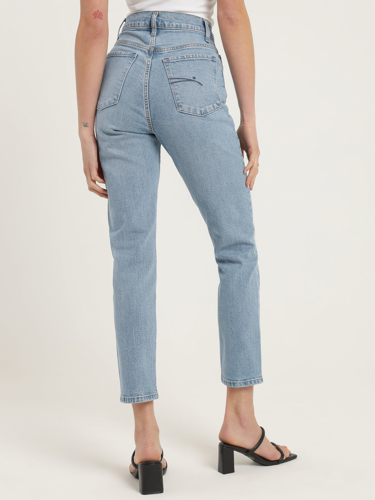 Nobody Frankie Ankle Stretch Jeans in Soulmate Blue | Denim