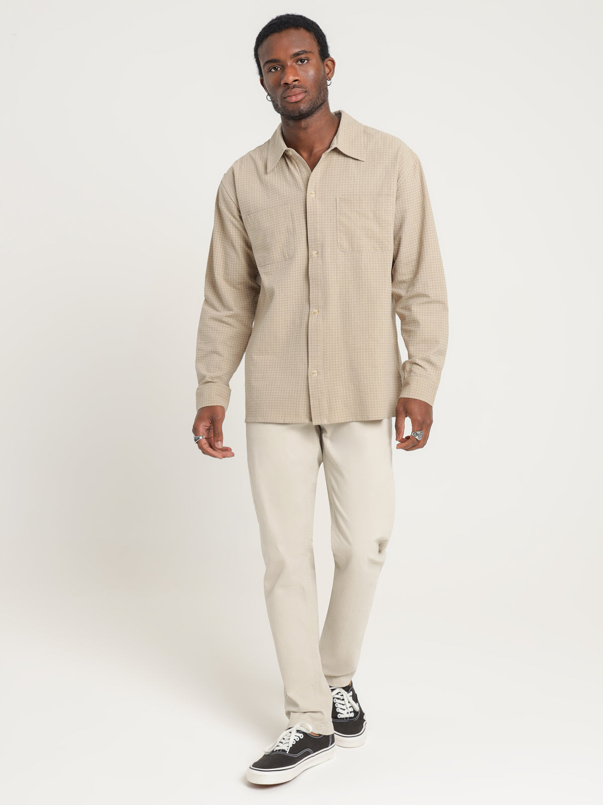 Article One Bowen Overshirt in Chestnut | Chestnut