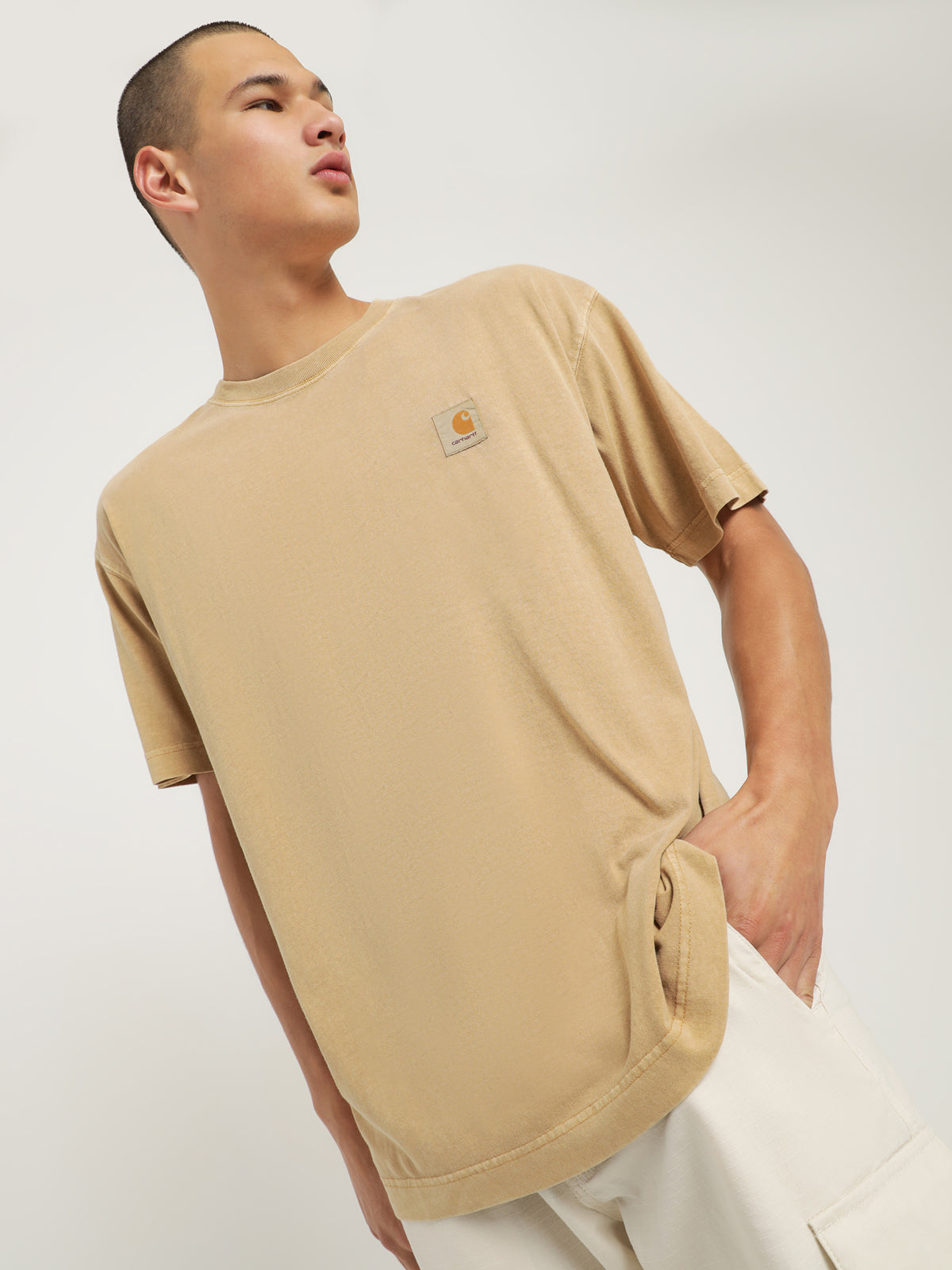 Carhartt Wip Nelson T-Shirt in Brown | Brown