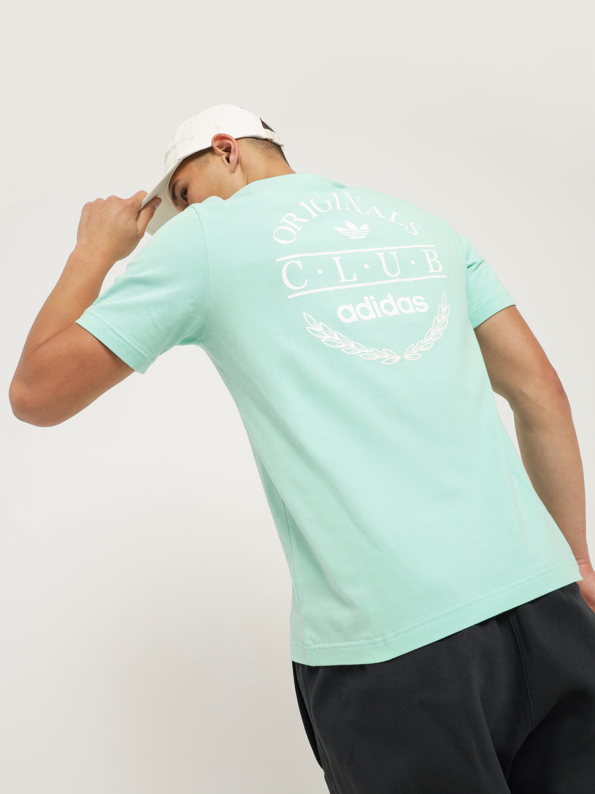 Adidas Club T-Shirt in Aero Green | Light Green