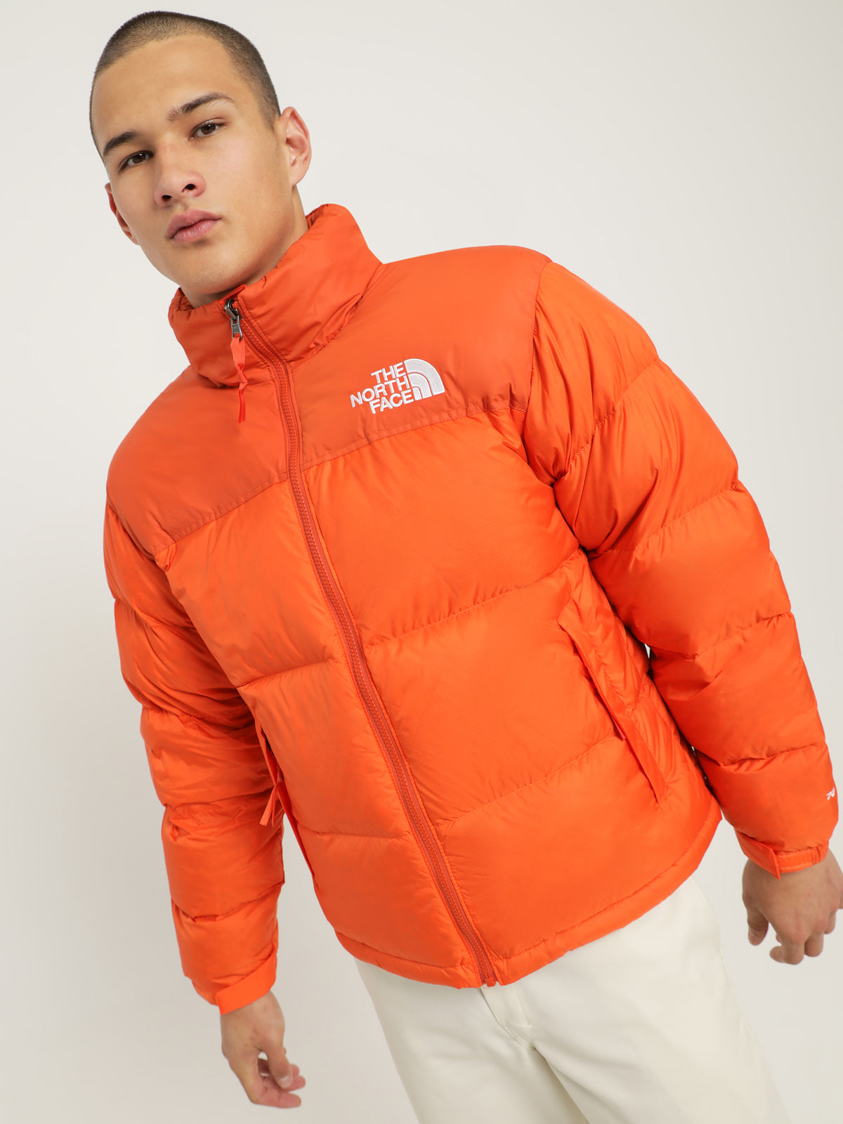 The North Face 1996 Retro Nuptse Puffer Jacket in Orange | Orange