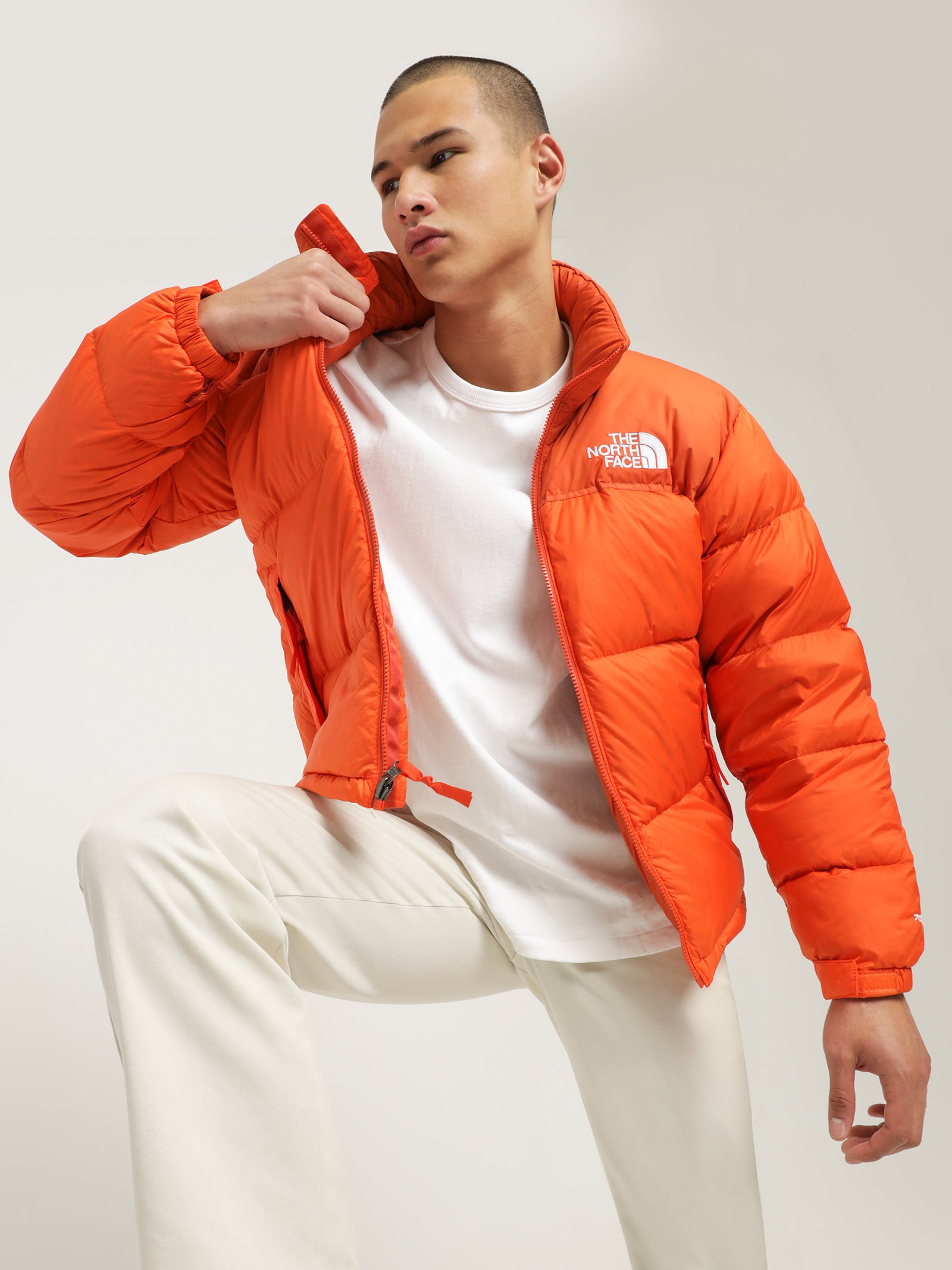 1996 retro outlet nuptse jacket orange