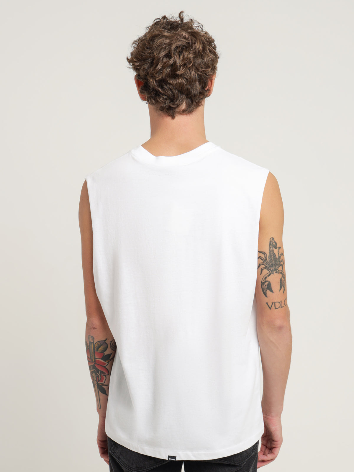 Thrills Minimal Merch Fit Muscle Top in White | White