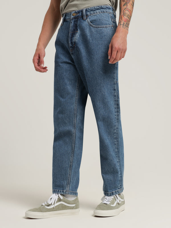Slacker Denim Jeans in Highway Blue - Glue Store