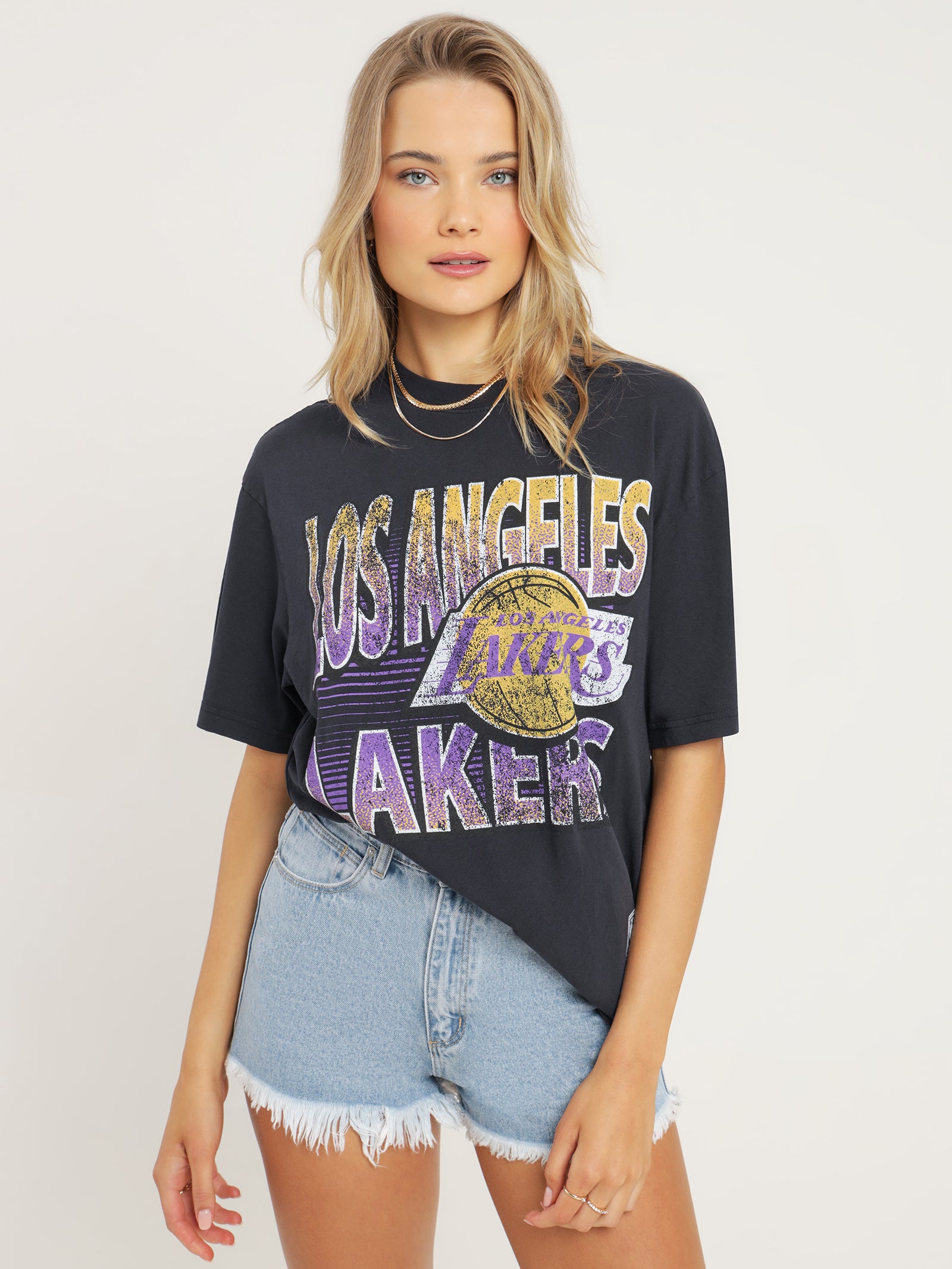 Lakers t shirt discount femme