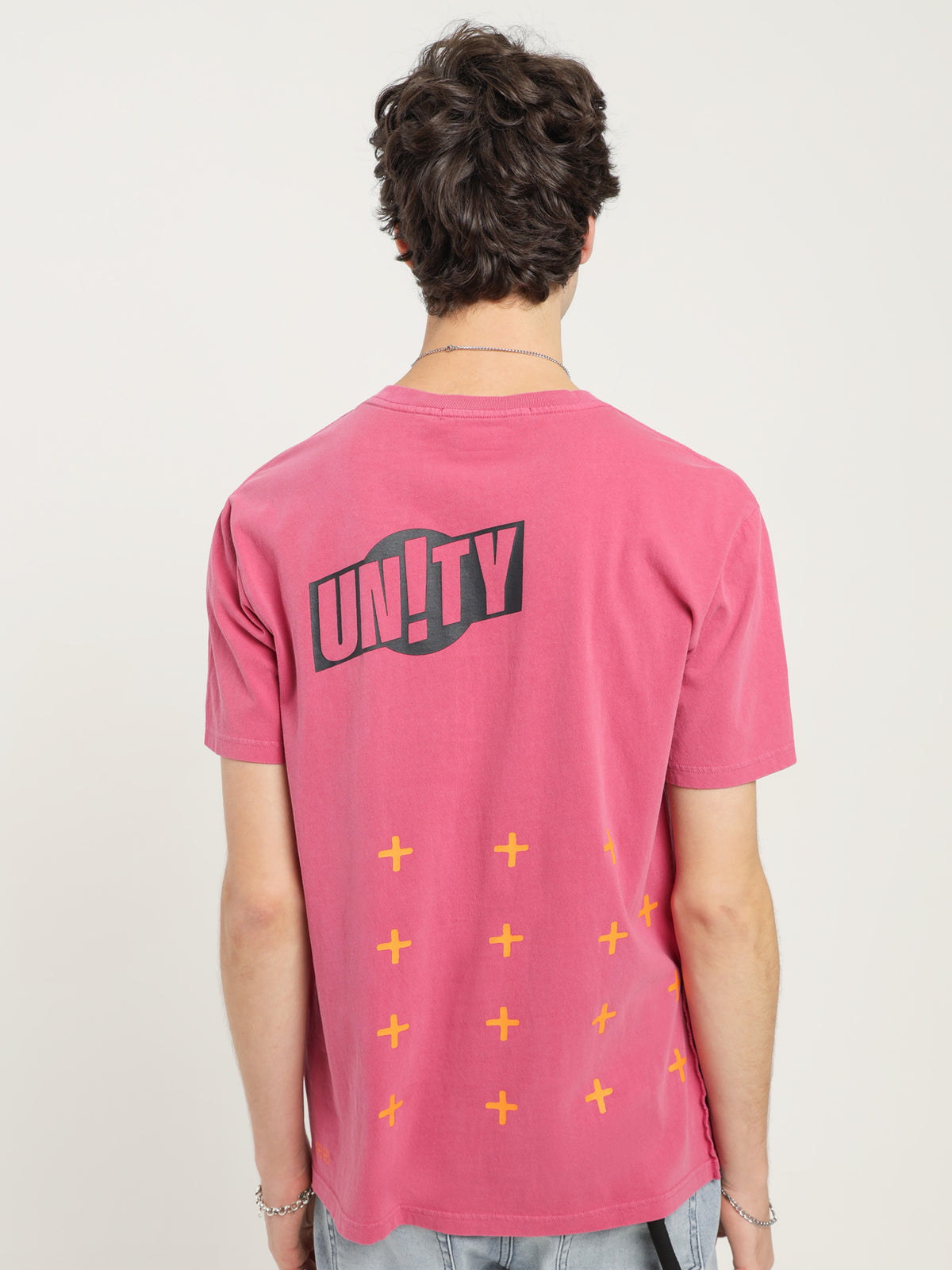 Ksubi Collective Kash Short Sleeve T-Shirt in Pink | Pink