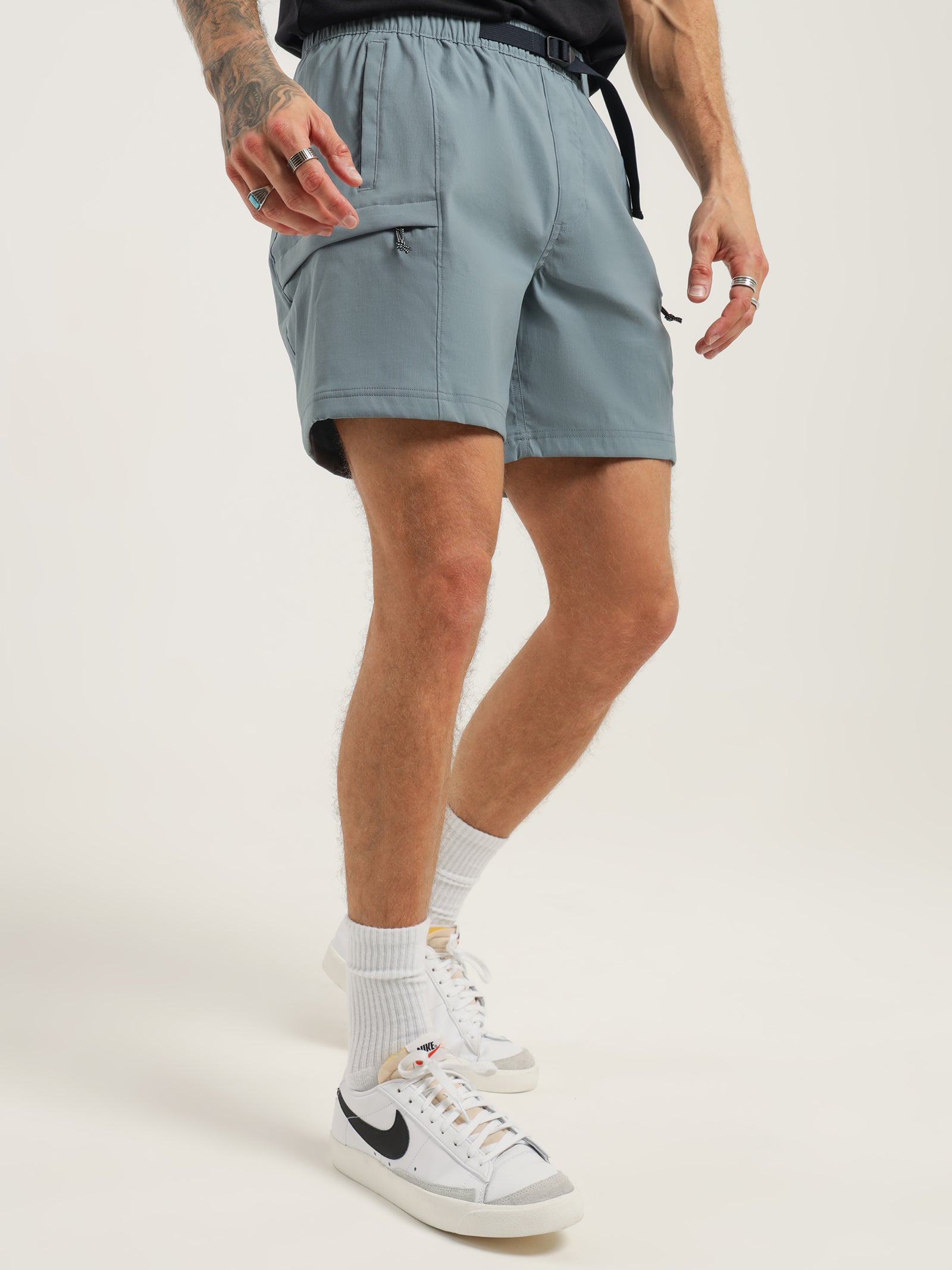 Class V Belted Short in Goblin Blue