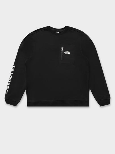 Tech Crew Fleece in Black