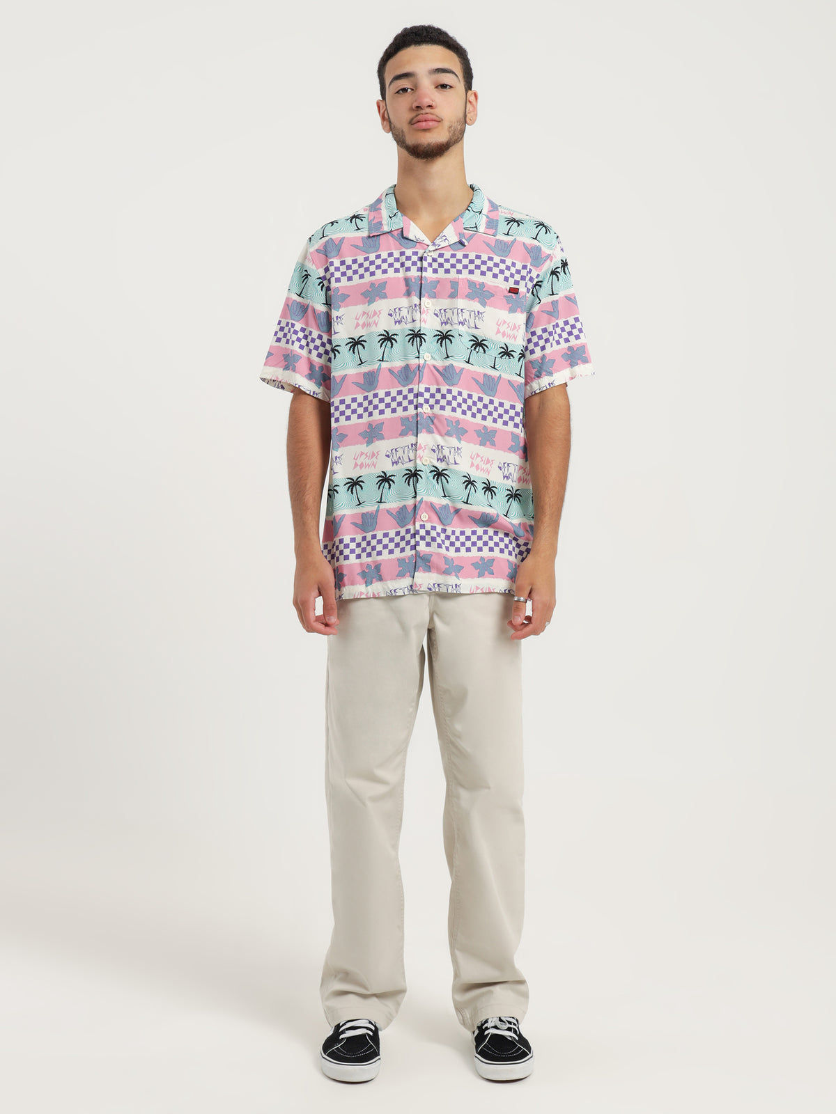 Vans Vans x Stranger Things California Stripe Woven Shirt in Multi | Multi