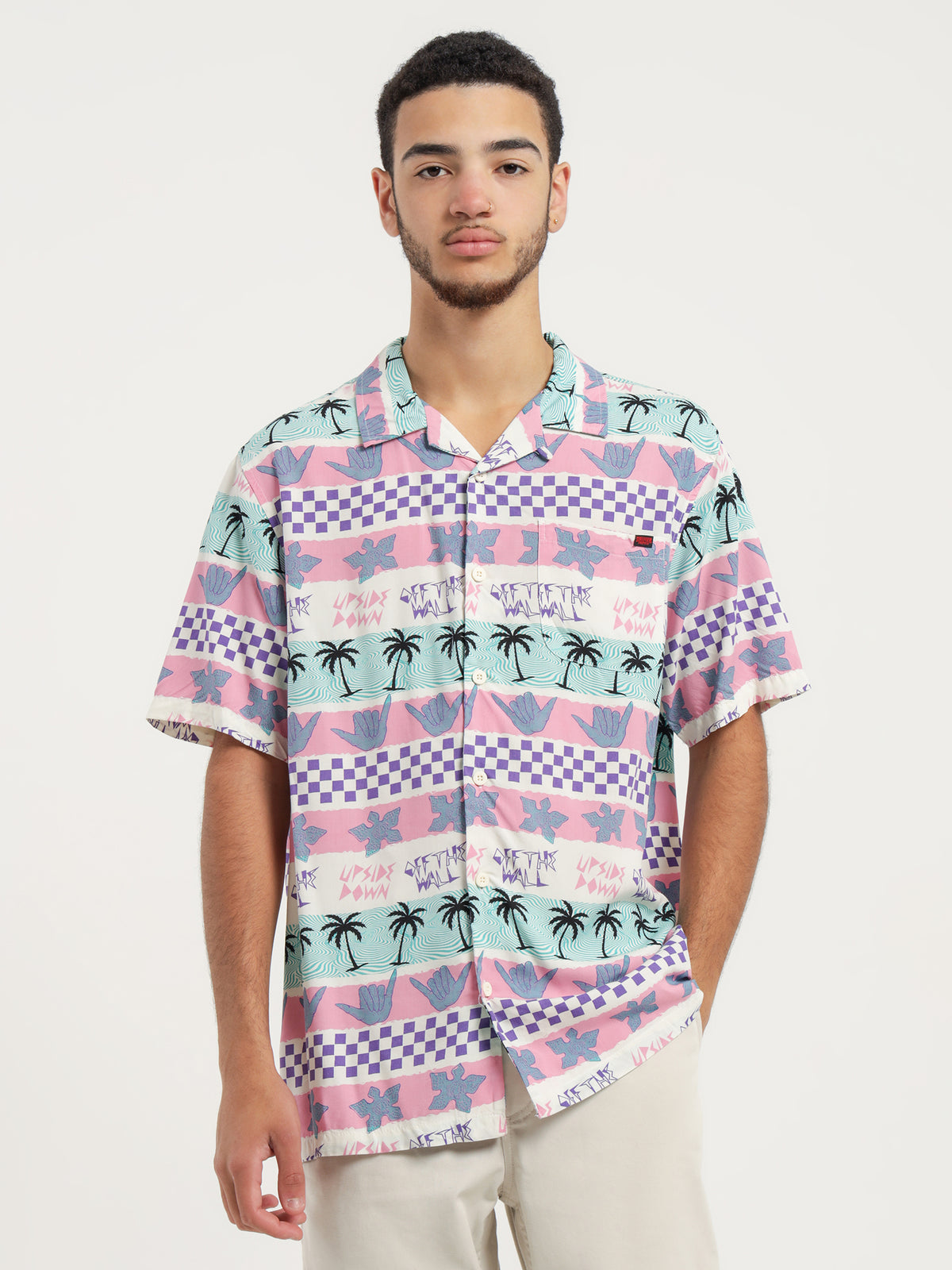 Vans Vans x Stranger Things California Stripe Woven Shirt in Multi | Multi