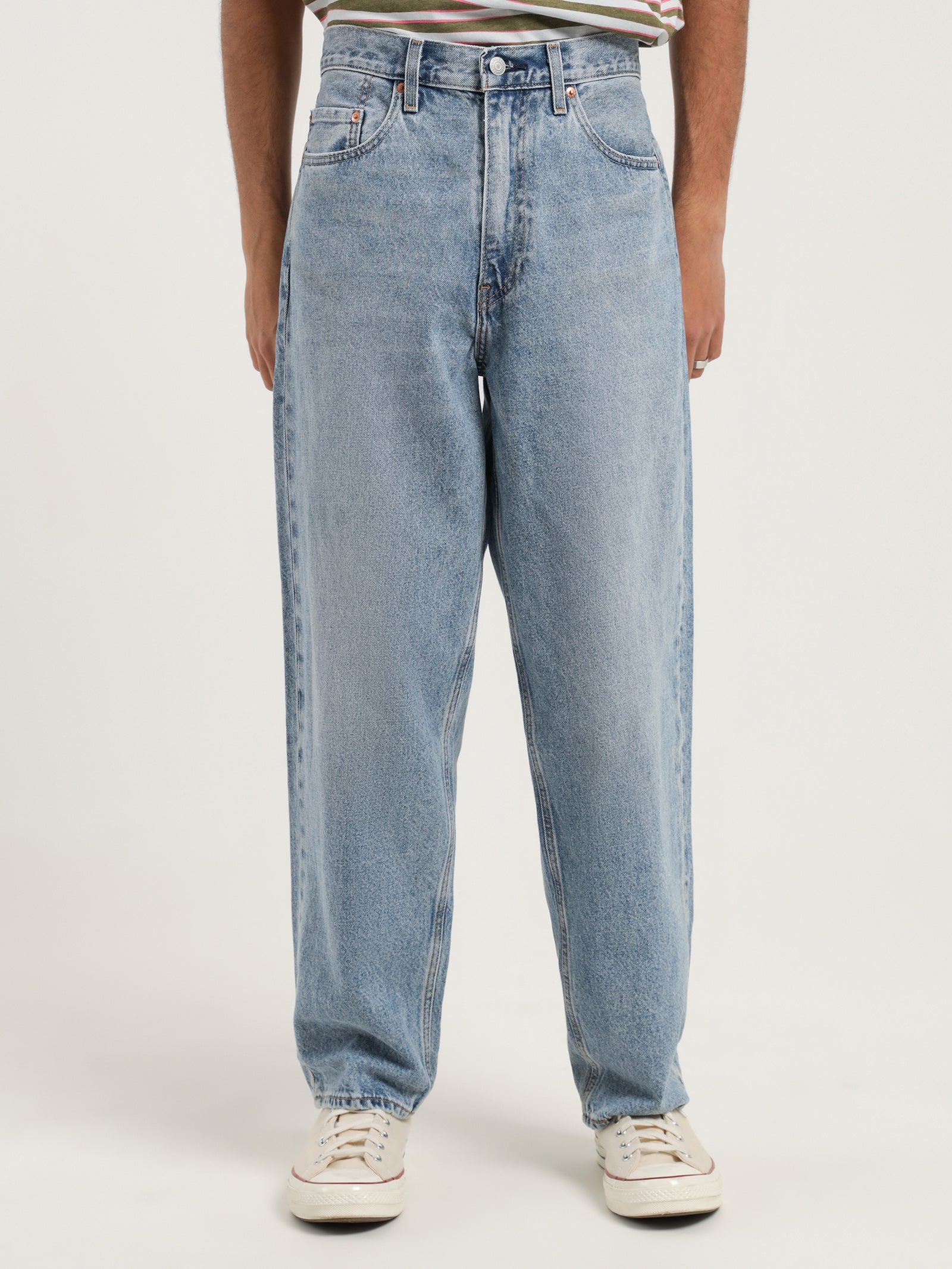 Levis Stay Baggy Taper Jeans in Light Blue Light blue | Glue Store