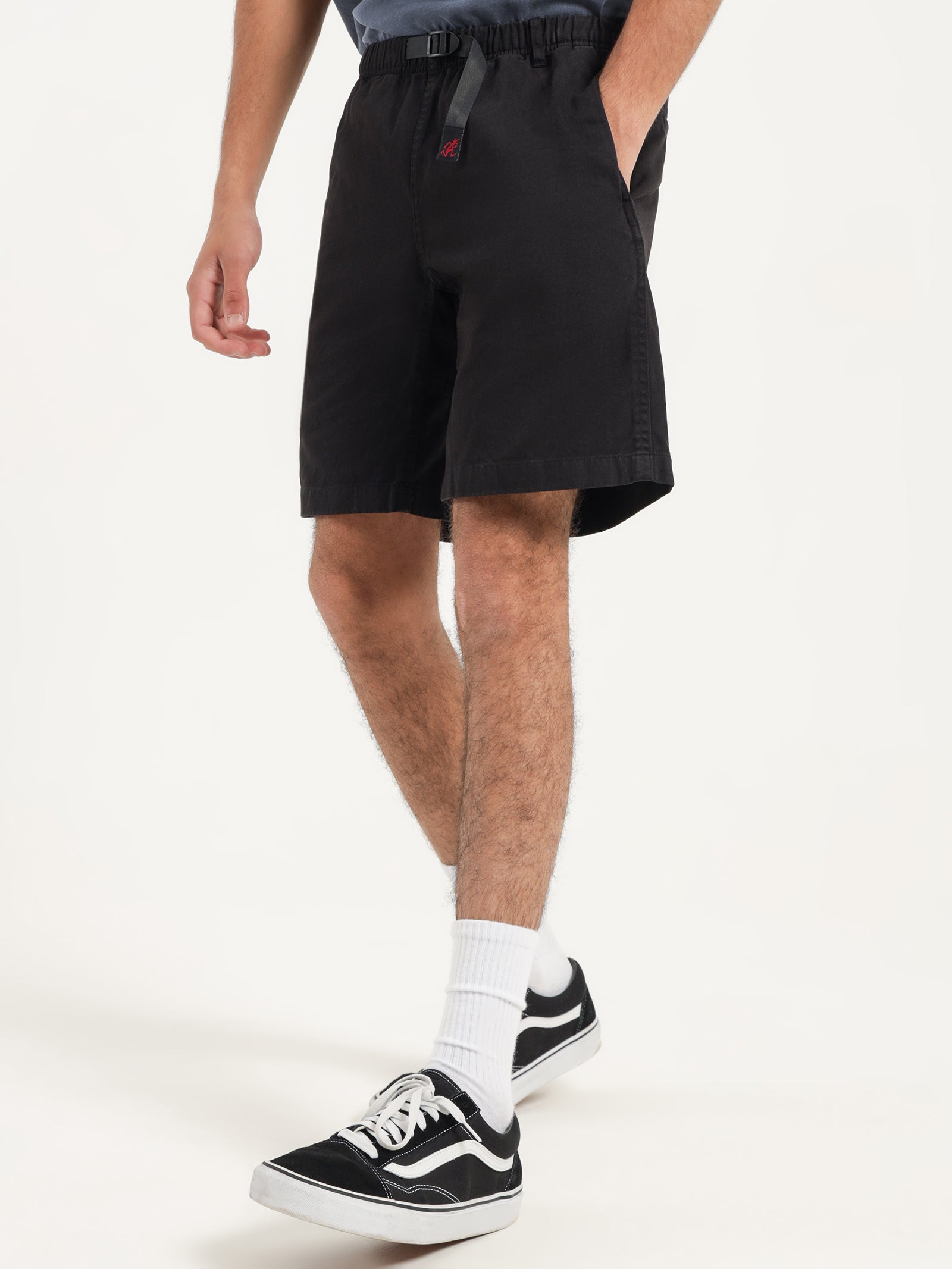 Gramicci G Shorts in Black Black | Glue Store