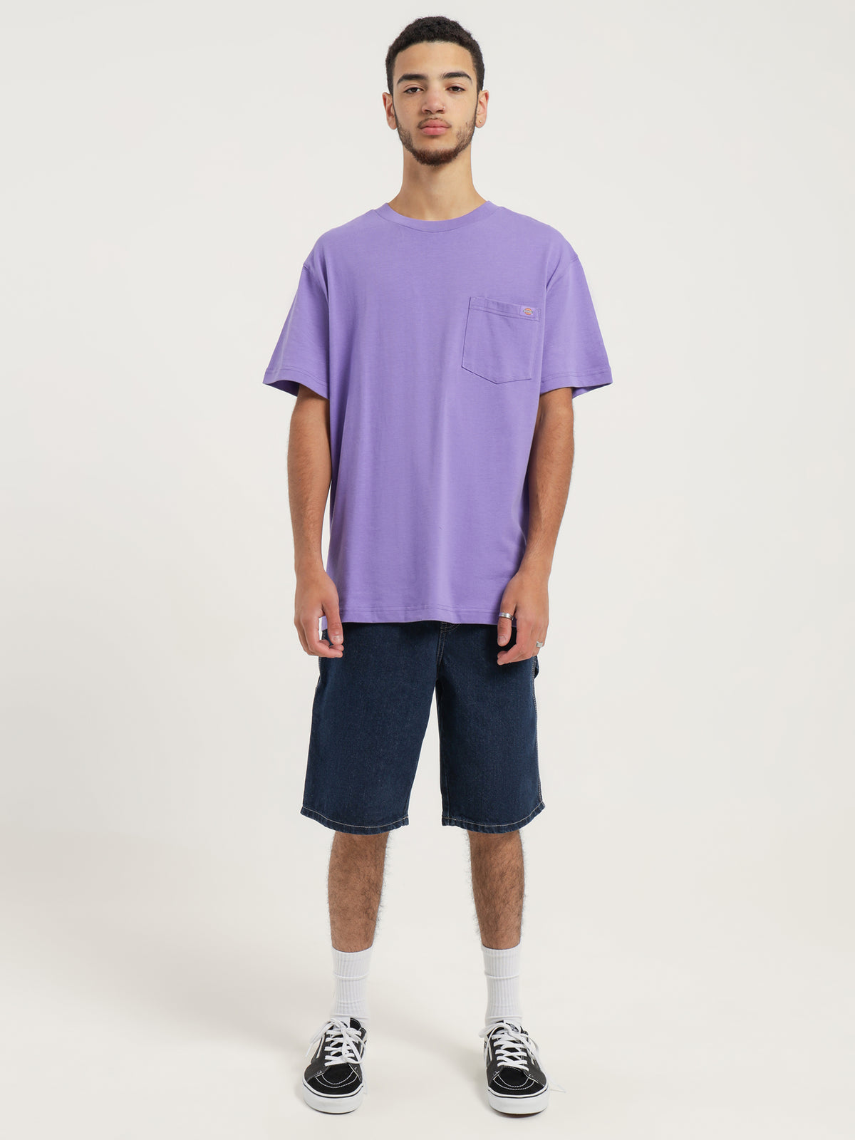 Dickies WS450 Heavyweight T-Shirt in Purple | Purple