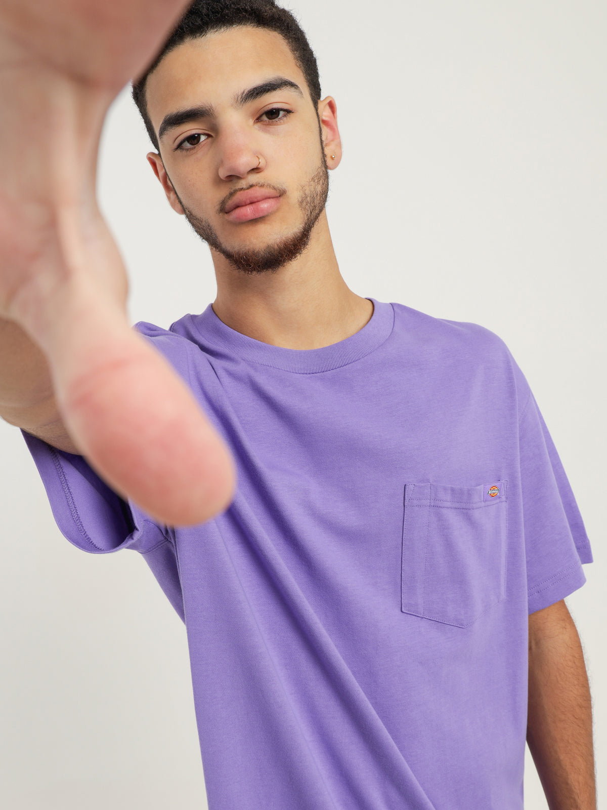 Dickies WS450 Heavyweight T-Shirt in Purple | Purple