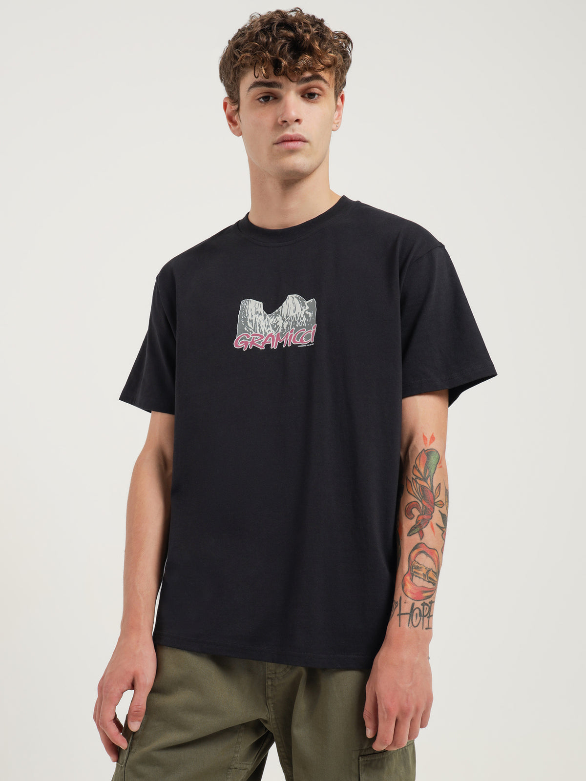 Gramicci Yosemite T-Shirt in Black | Black