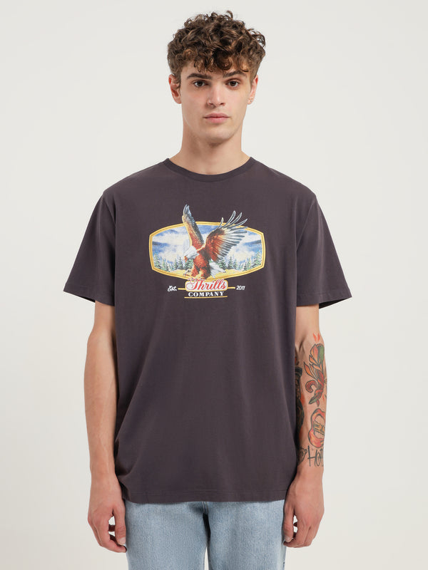 Thrills Cassidys Merch Fit T-Shirt in Charcoal Charcoal | Glue Store