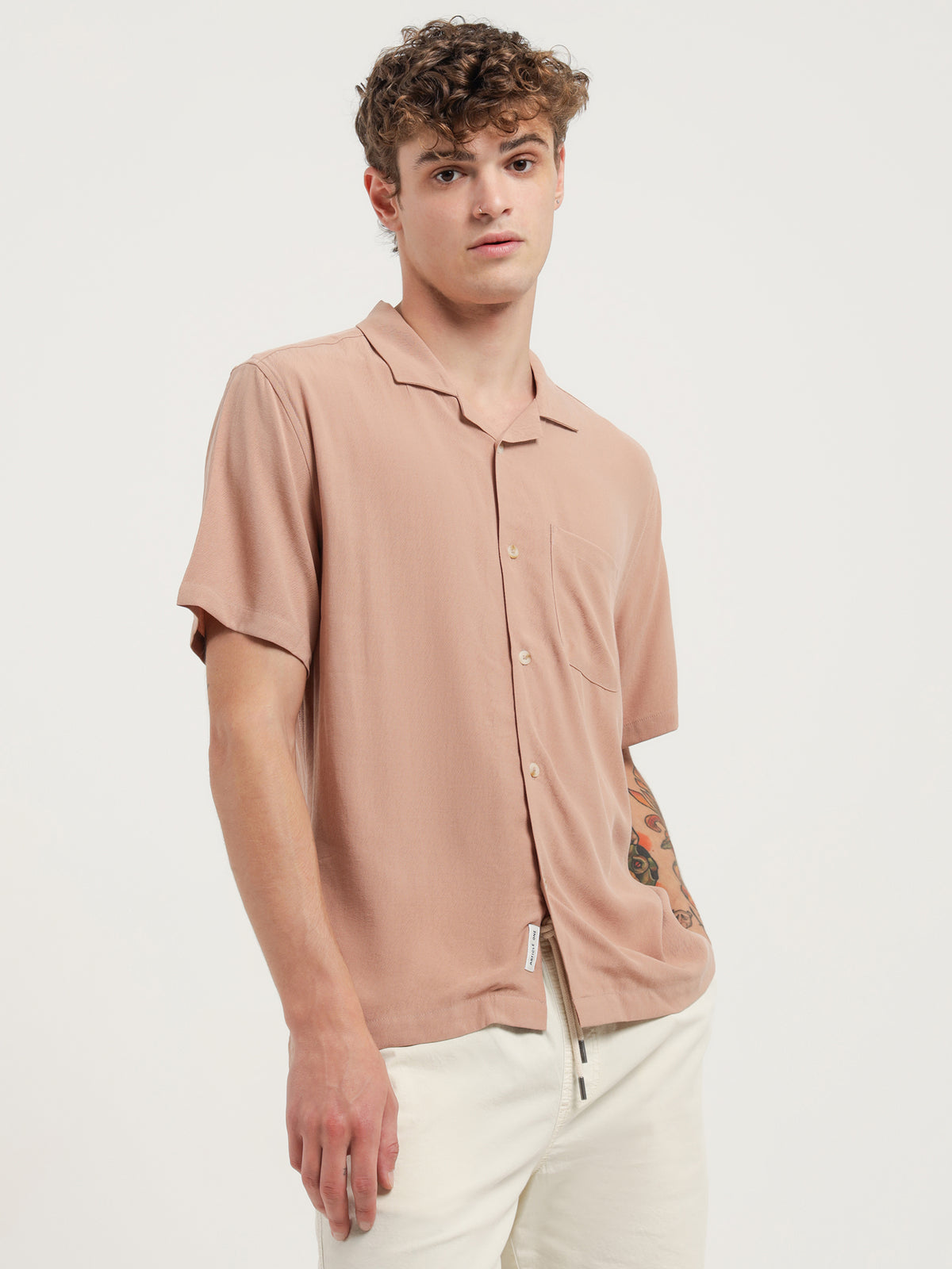 Article One Leland Shirt in Terracotta | Terracotta