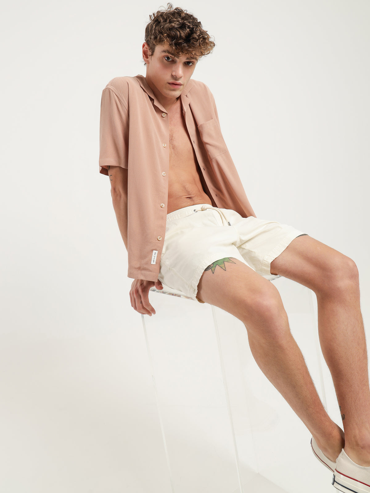 Article One Leland Shirt in Terracotta | Terracotta