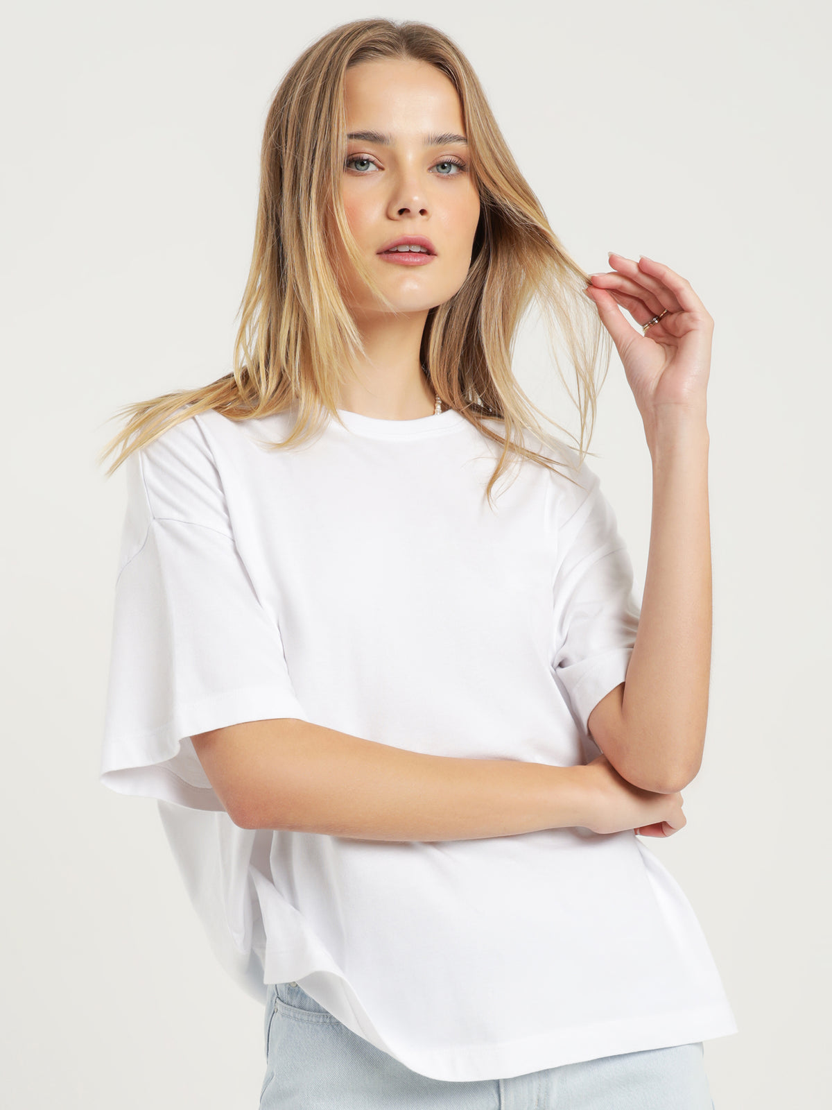 Nobody Denim Isla T-Shirt in White | XS