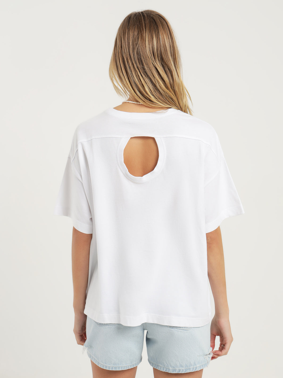 Nobody Denim Isla T-Shirt in White | XS