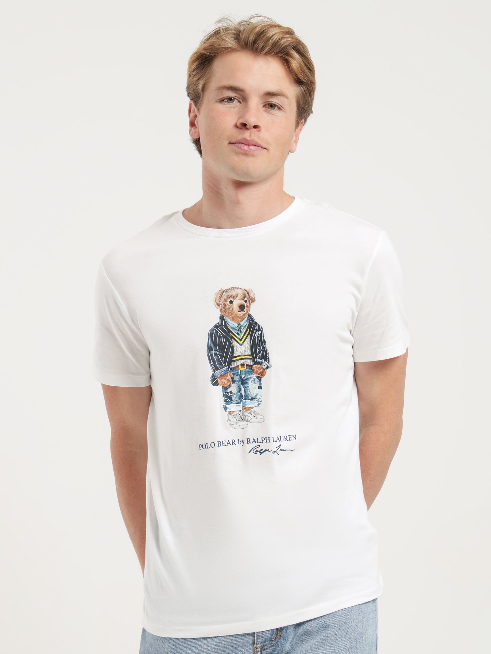 Heritage Bear T-Shirt in White