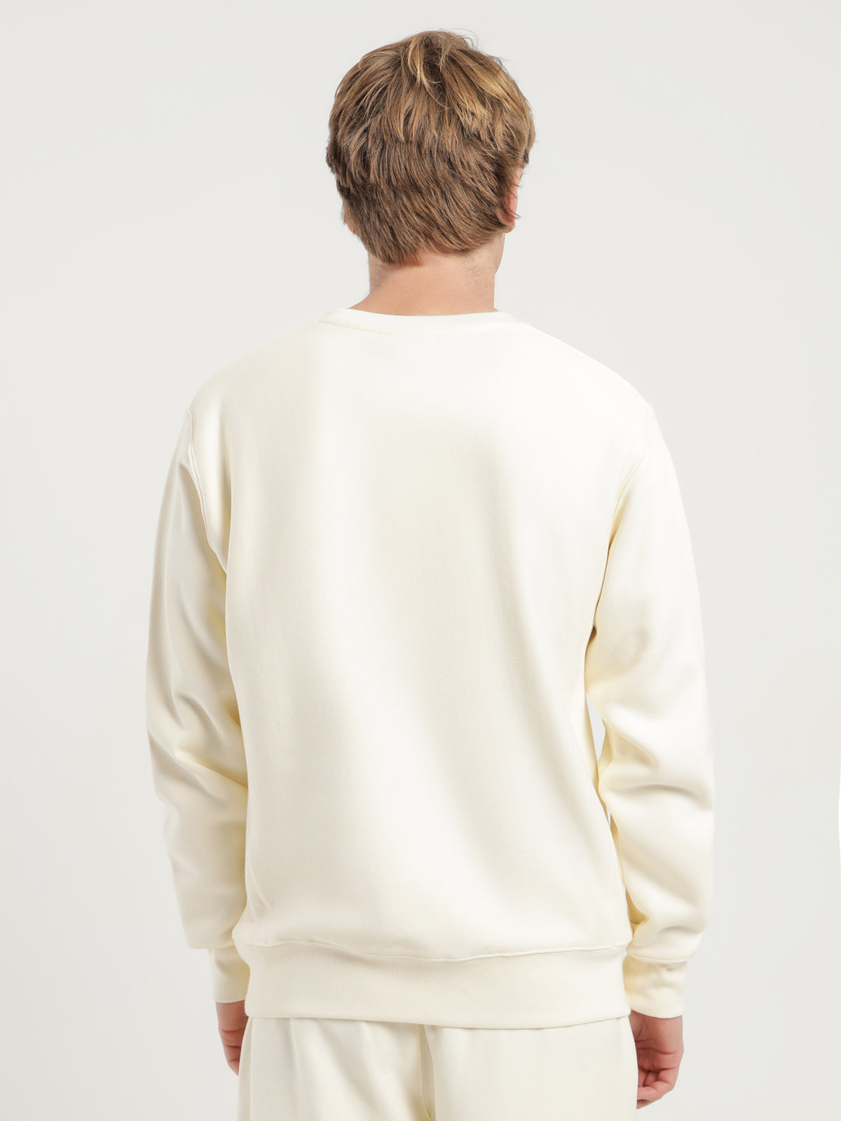 Champion Reverse Weave Crew in Chalk White | Chalk