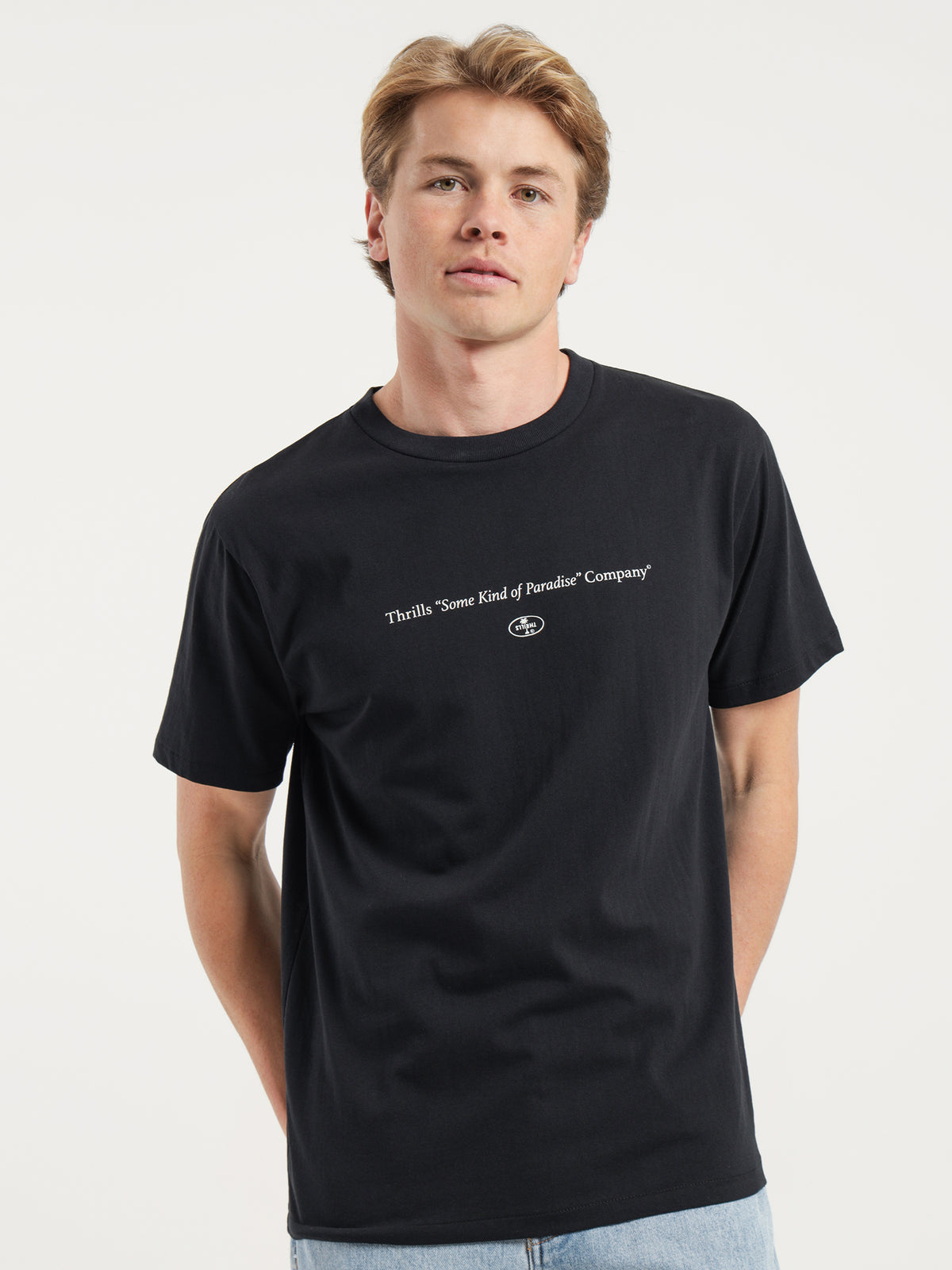 Thrills Some Kind of Paradise Merch Fit T-Shirt in Black | Black