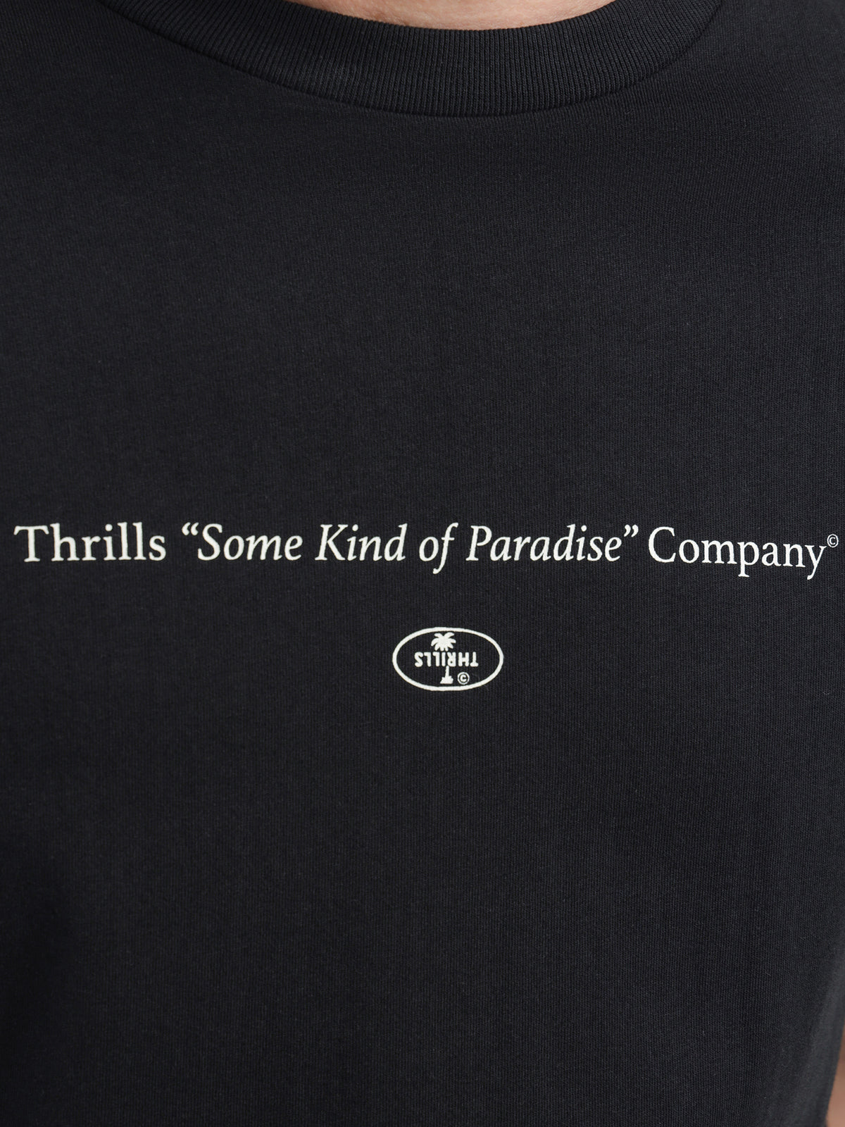 Thrills Some Kind of Paradise Merch Fit T-Shirt in Black | Black