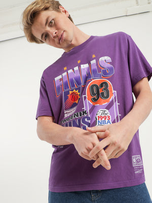 Suns 93 Finals T-Shirt in Purple - Glue Store