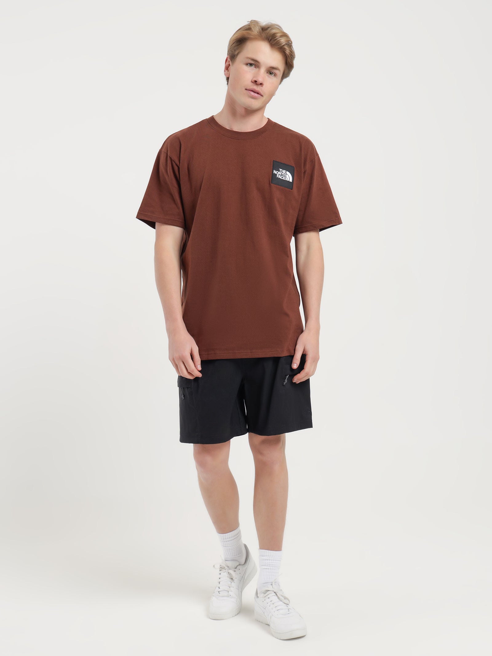 Short Sleeve Heavyweight T-Shirt in Dark Brown