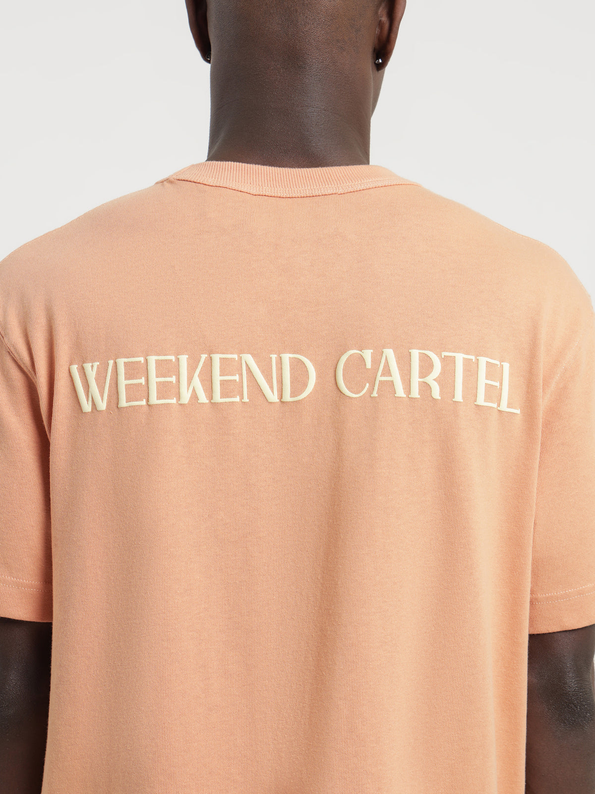 Weekend Cartel Cartel Logo T-Shirt in Citrus Orange | Citrus