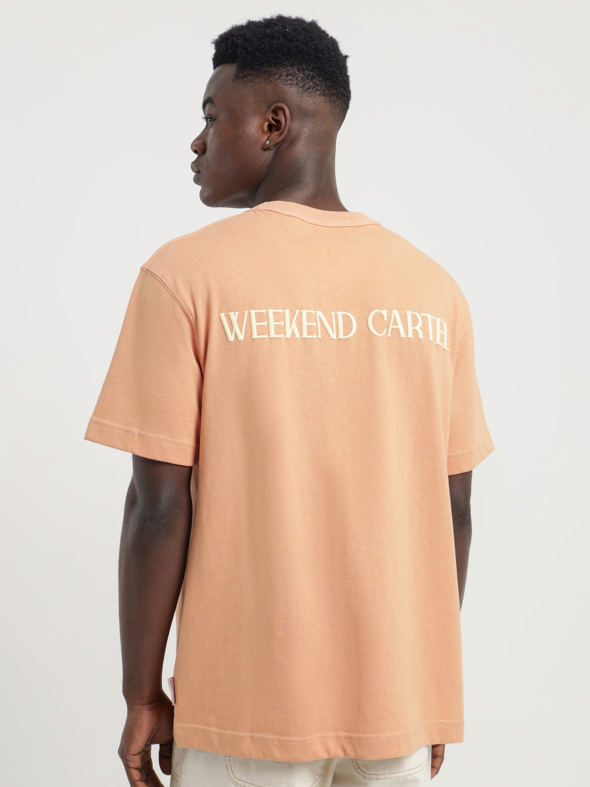 Weekend Cartel Cartel Logo T-Shirt in Citrus Orange | Citrus