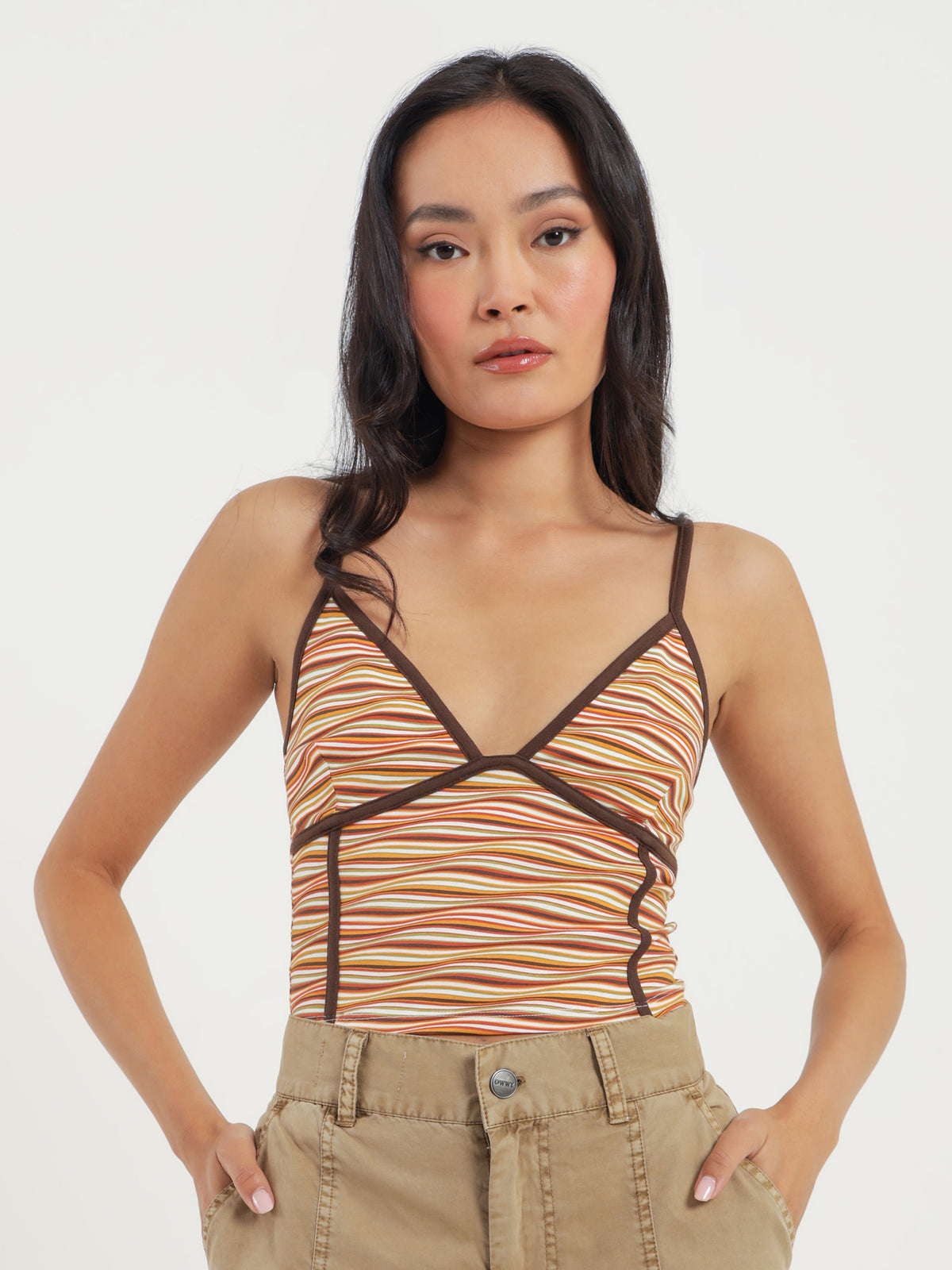 OWWY Seeing Stripes Cami in Candy Stripe | Candy Stripe