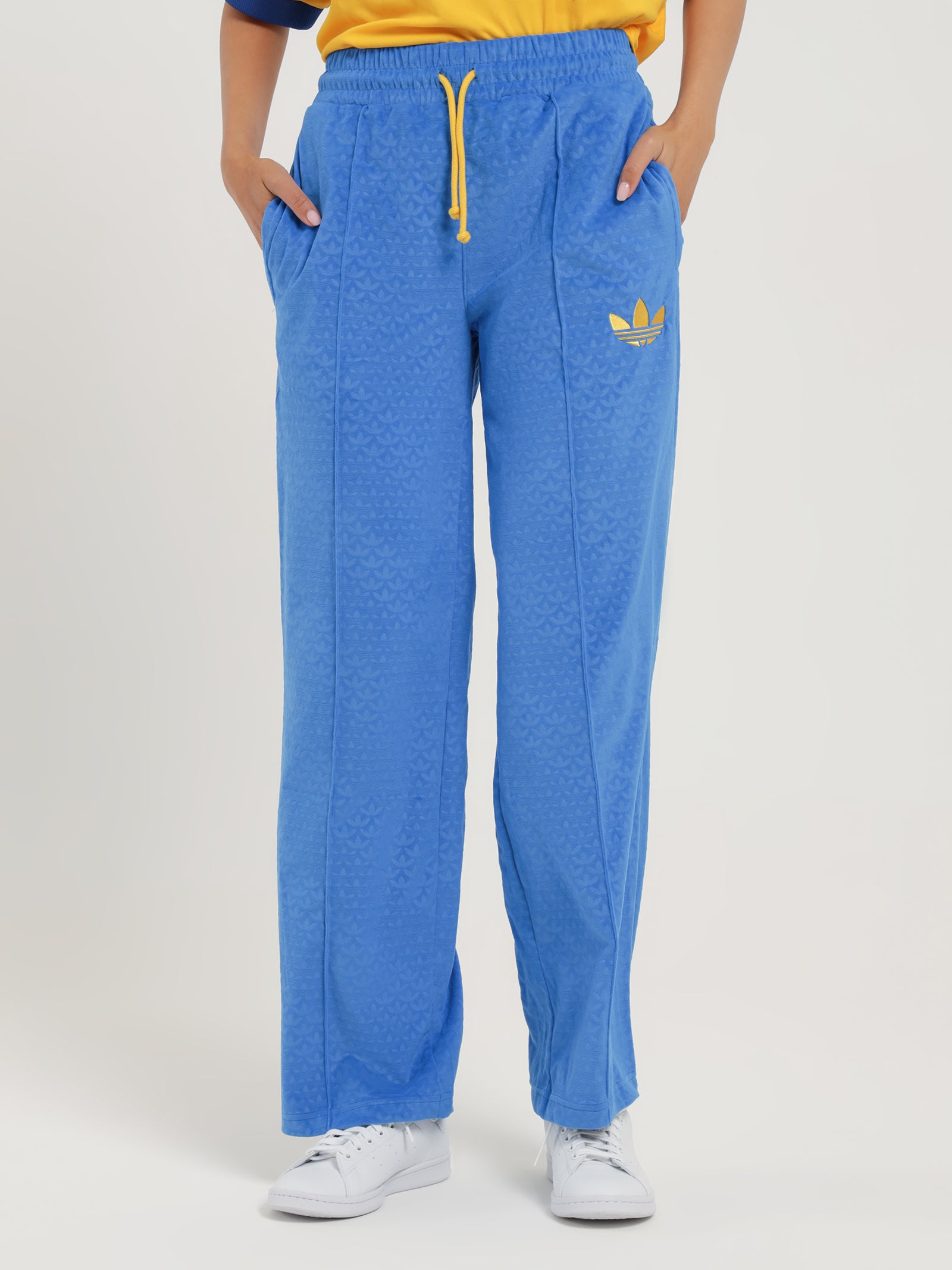 adidas Adicolor Heritage Now Velour Pants - Blue, Women's Lifestyle, adidas US
