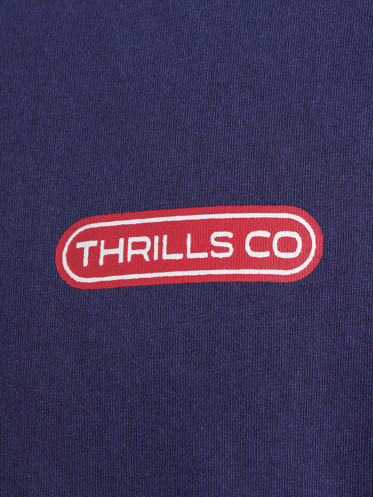 Thrills Zone Merch Fit T-Shirt in Deep Royal | Royal Blue