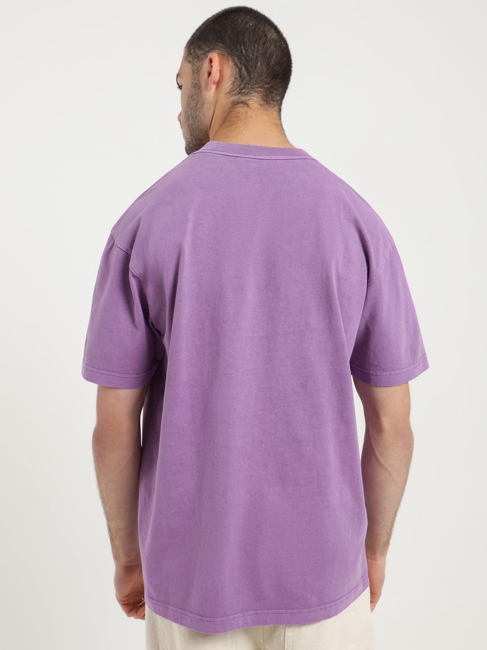 faded purple shirt