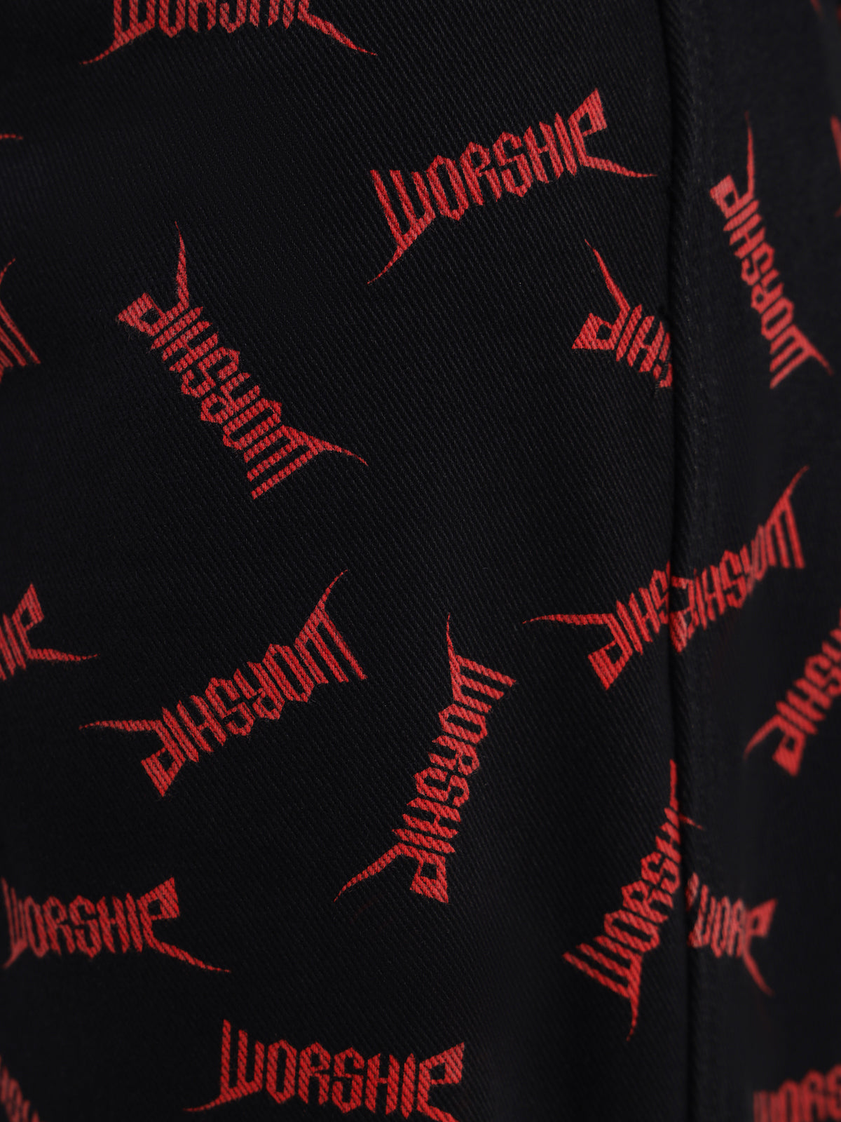 Worship Bonethrower Hiatus Pants in Black & Red | Black