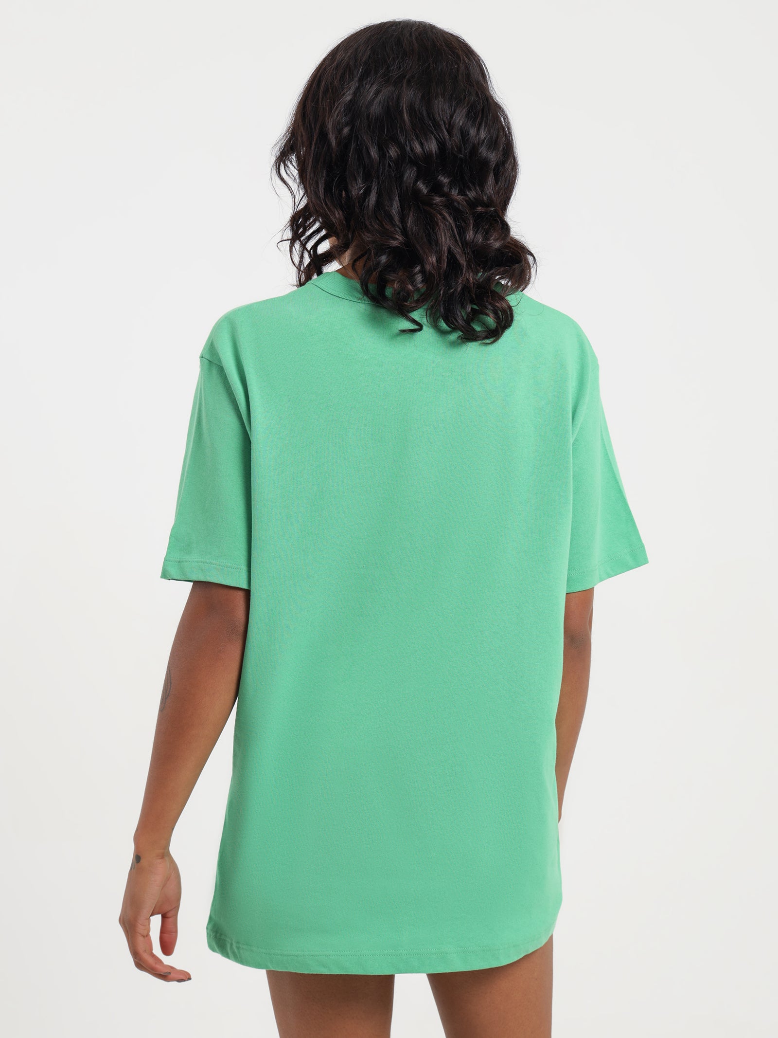 Heritage Oversized T-Shirt in Green Crisp